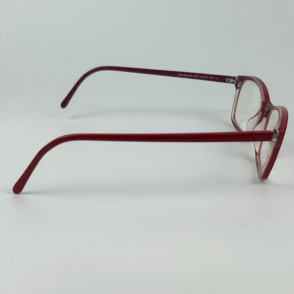 Lafont Issy & La Hit-Parade 663 Womens Eyeglasses Frame Red Full Rim 53-15-137mm